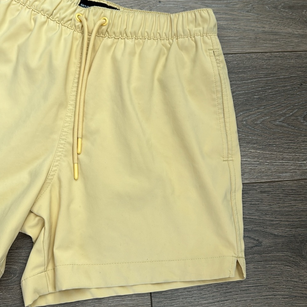 Men’s A&F Swim Trunks (Yellow) - Picture 2 of 7